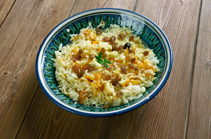 抓饭希琳QabulSweetRice阿富汗葡萄干米饭皮劳图片