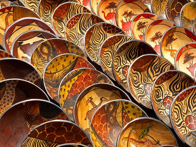 手工制作的艺术从非洲土著树木上雕刻的头碗用装饰手制成木碗盘子图片