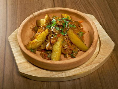 阿祖传统鞑靼食品美可口盘子图片