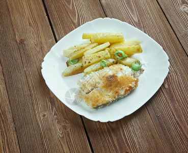 法语Carpefrite炸鲤鱼法式料理晚餐卡佩图片