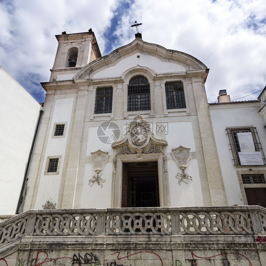 英石宽慰18世纪圣约瑟夫木匠巴罗克教堂圣约瑟夫大主教获得高奖章葡萄牙里斯本获高度宽免于20年1月日建筑学图片