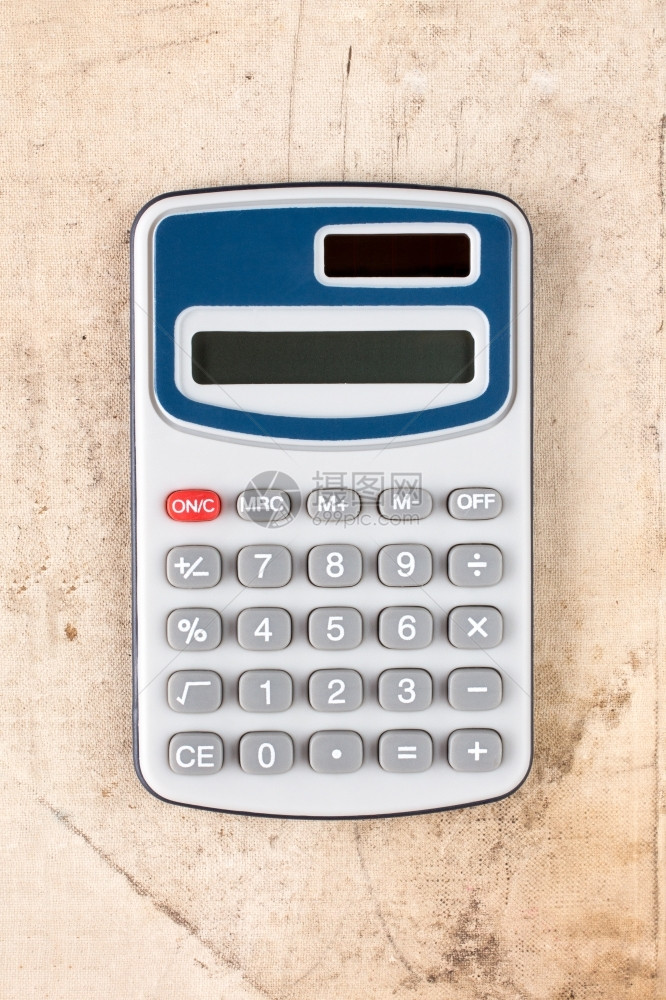数字的按钮帐户用于肮脏画布背景的电子数字计算器Name图片