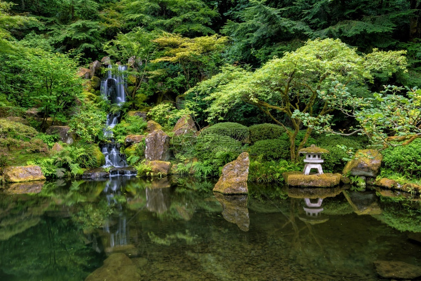 俄勒冈波特兰日本花园景观神道西北日本人图片