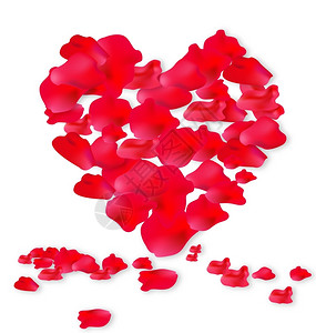浪漫爱红玫瑰心象征图片