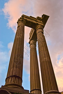 雅各布斯意大利罗马古寺的旧庙宇废墟老宗教图片