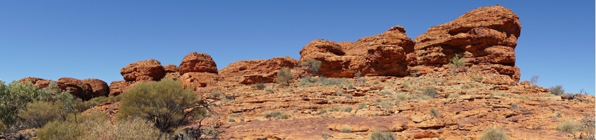 澳大利亚旅游岩石澳洲外的国王峡谷地景观图片