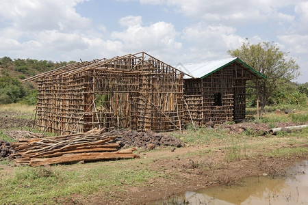 建筑物贫穷埃塞俄比亚大裂谷埃塞俄比亚非洲建造传统房屋新住自然图片