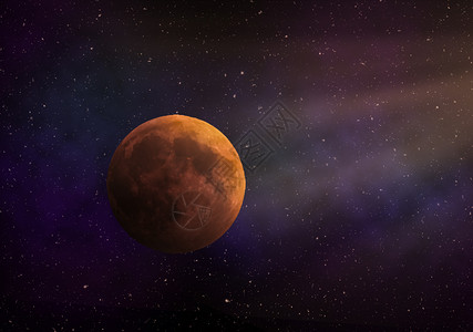 五恒系统红色的行星火和带有恒的空间探索旅行和发现新世界的概念科学星设计图片