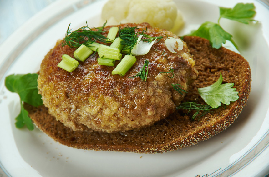 可口丹麦巴黎牛肉露面三明治包一顿饭图片