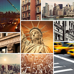 美国出租车天际线曼哈顿纽约公文馆图片