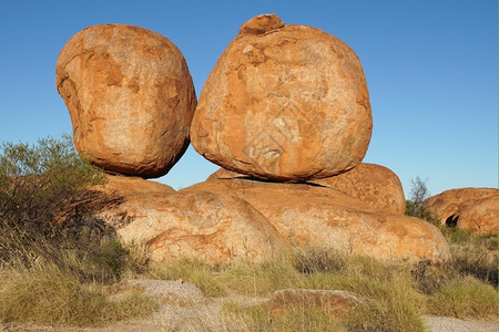 岩石自然魔鬼大理斯图尔特公路北领地澳大利亚景观图片