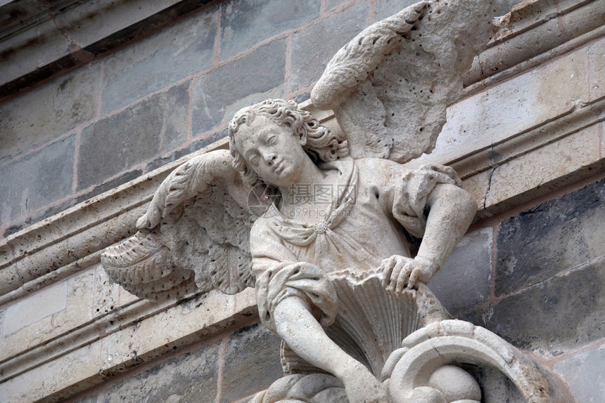 灵杜布罗夫尼克圣伊格纳修斯教堂天使雕像宗的图片