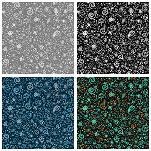 几何的颜色纺织品设置抽象的无缝模式背景矢量插图EPS10矢量无缝模式图片