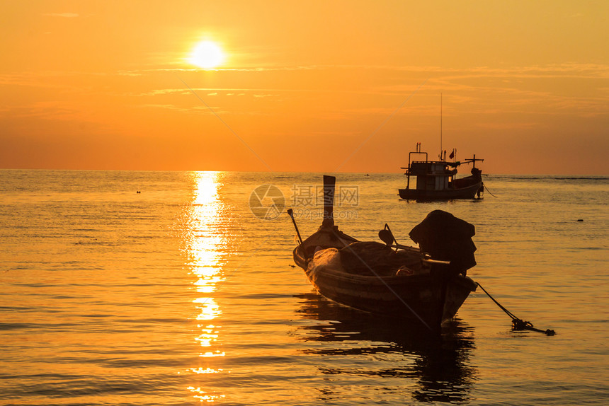 日落邦道海滩泰国普吉伦陶砰图片