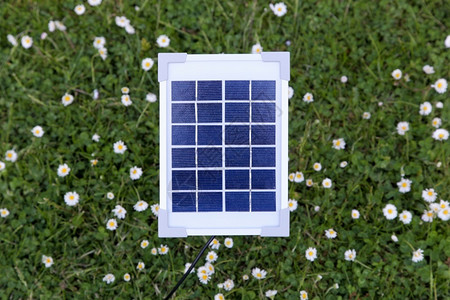 太阳能光伏电池板背景图片
