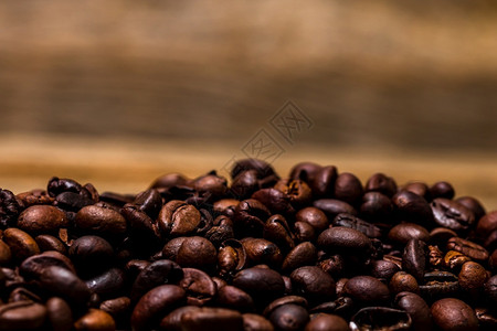烘焙的咖啡豆背景图片