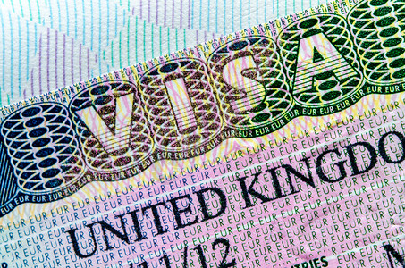 安全合法英国近身拍摄签证访问安全一种背景