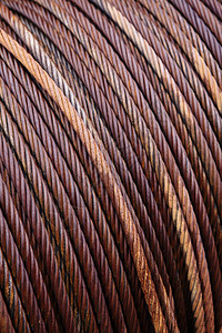 力量卷古旧工业金属电缆池背景图象原金属电缆一种图片