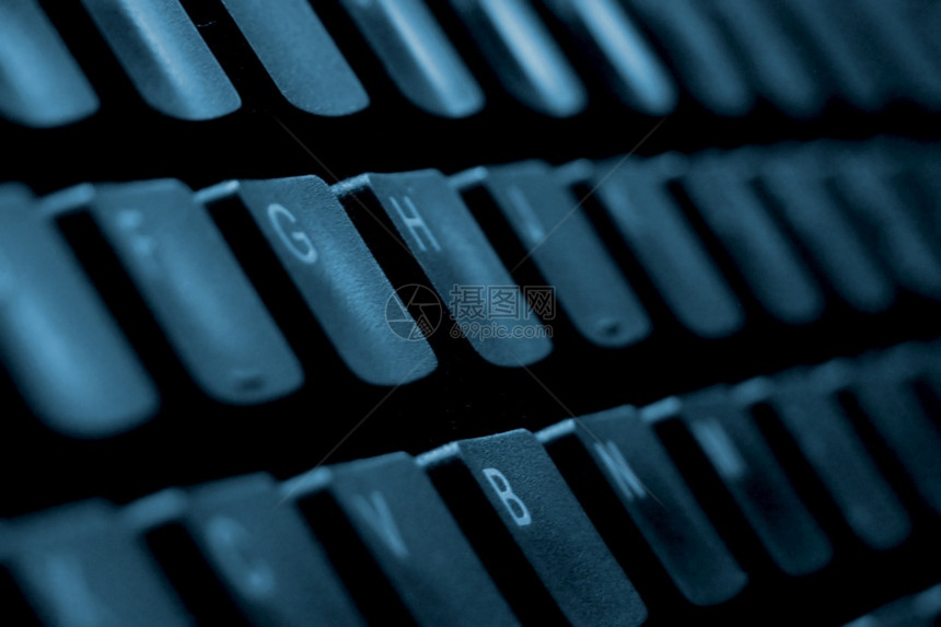 以PS中蓝色刻入的计算机键盘教育软垫写图片