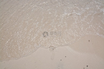 干净的白色沙滩图片