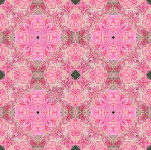 花朵礼物无缝方形花卉图案嫩粉色无缝方形背景嫩粉色颜图片