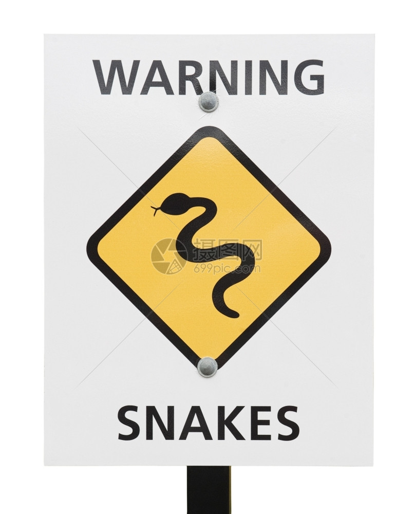 澳大利亚海滩上的黄色蛇警示信号告在澳洲沙滩上克罗波托夫户外内陆图片
