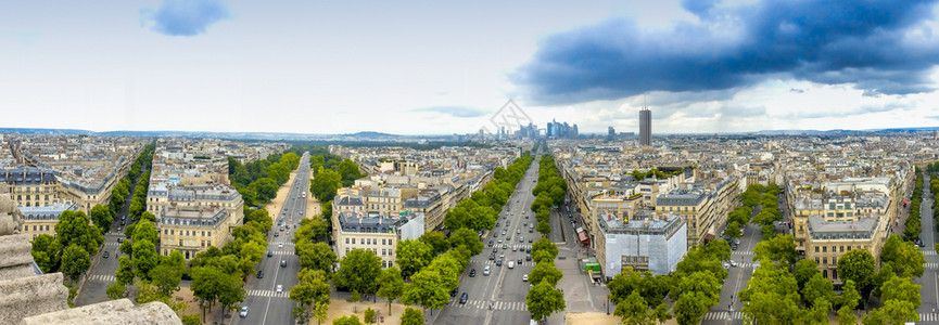 屋法语巴黎全景空中观察图片