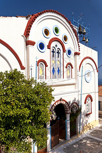 正统的萨莫斯教堂建筑物学图片