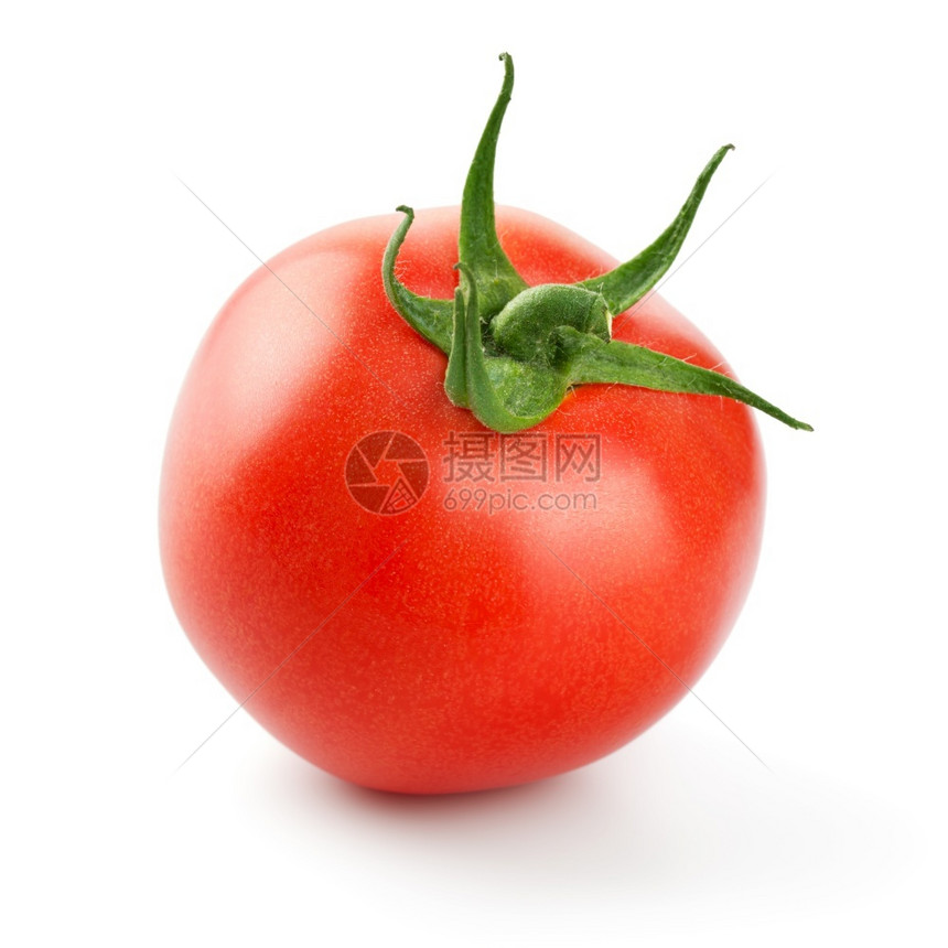 从上方的番茄孤立于白背景有机食品上的白背景有机食品上方的西红柿自然有机的色图片