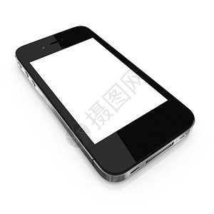 电话移动的白色背景上孤立的智能手机Smartphone蜂窝图片