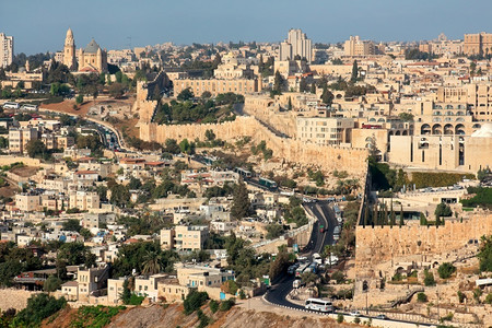 沉降旅行以色列耶路撒冷市风景观以色列耶路撒冷城住宅图片