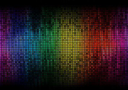 数字等同器颜色像素振幅水平显示迪斯科效果Discoeffect形象的数字分析仪背景图片