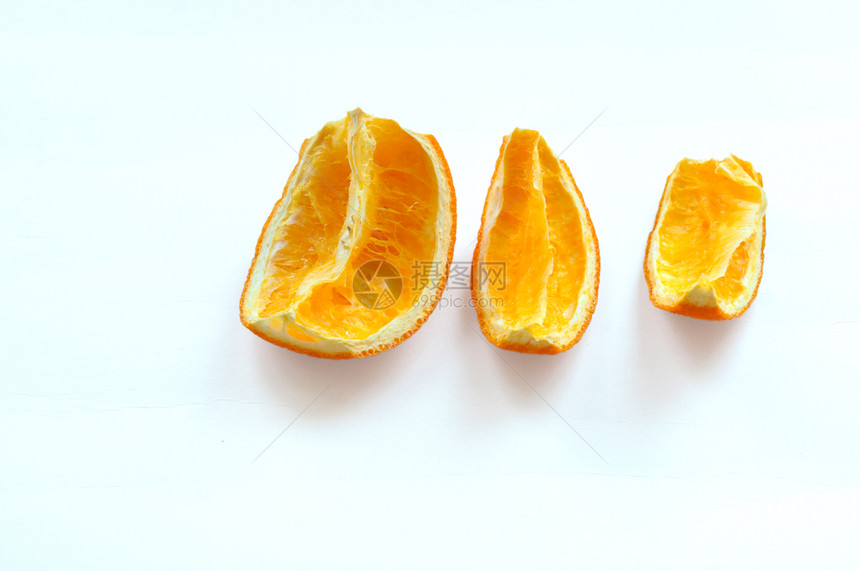白色的调味料最佳干橙片三榨一干图片