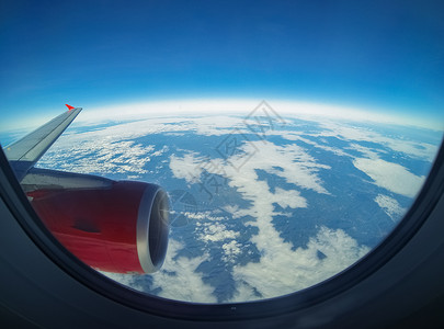 空气平流层飞机视图高的背景图片