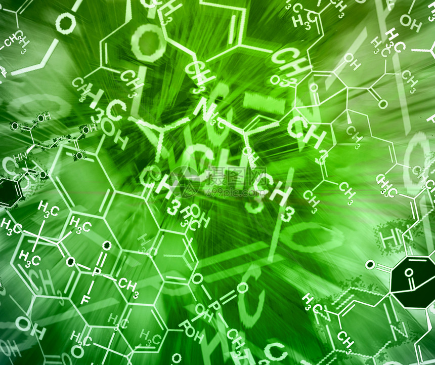 化学公式抽象背景图片