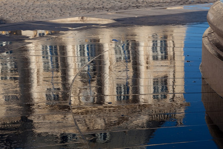 交易所法国波尔多博斯伯恩广场的反射命运旅游背景图片