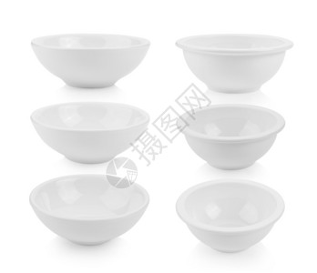 一顿饭白色背景陶瓷碗桌子餐具图片