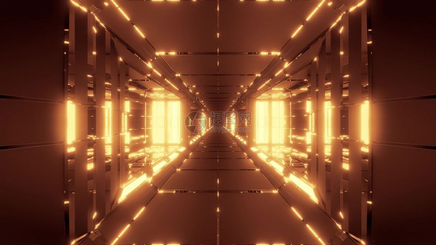 科学技术未来科幻背景隧道粒子图片