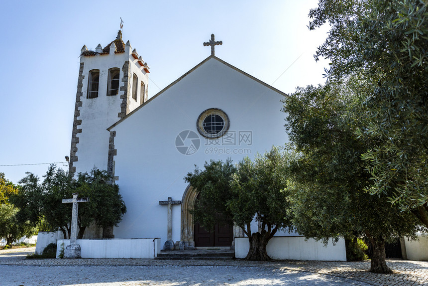 葡萄牙科英布拉市坦图加尔圣母会教区堂面孔葡萄牙科因布拉建筑学寺庙女士图片