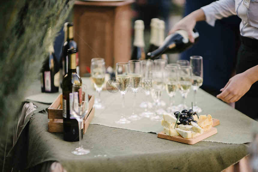 婚礼仪式香槟台图片