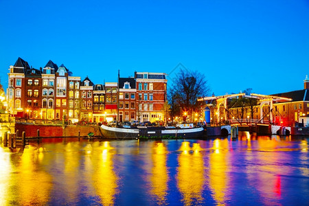 荷兰阿姆斯特丹城市景色图片