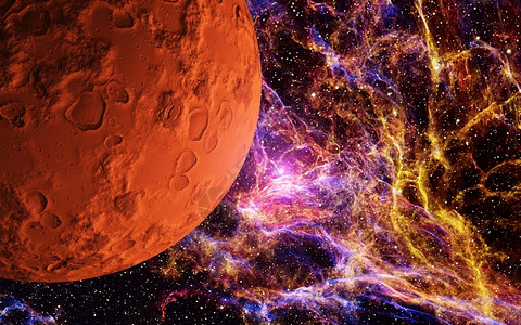 太阳的宇宙红月图片