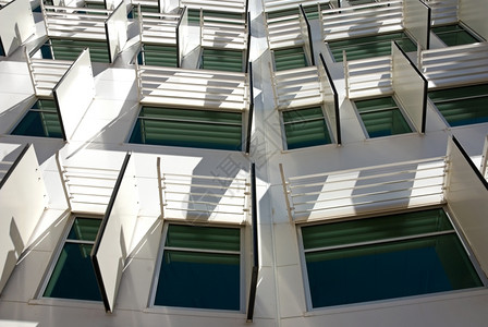 太阳澳大利亚现代办公楼窗外的遮阳屏蔽罩澳大利亚正面建筑学图片