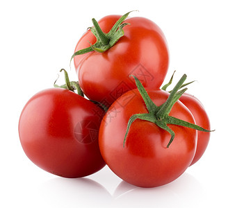蔬菜红番茄在白底色背景上被孤立的红熟度饮食新鲜的图片