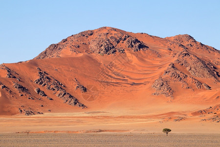 景观纳米比亚布沙漠Sossusvlei旅游生态图片