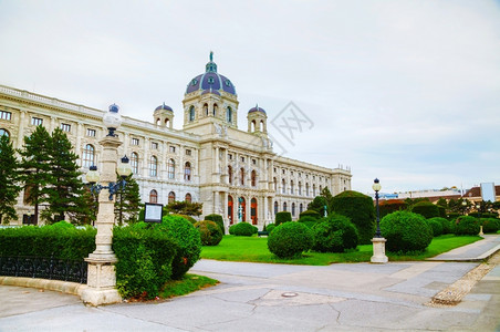 目的地维多利亚时代奥地维也纳自然历史博物馆奥地利维也纳晚间上图片