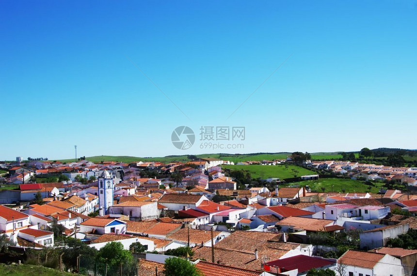 葡萄牙阿连特霍Messejana村景观旅行历史城市的图片