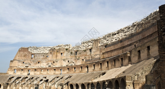 罗马著名斗兽场或大剧的细节也被称为弗拉维安圆形剧场拱门体育馆图片