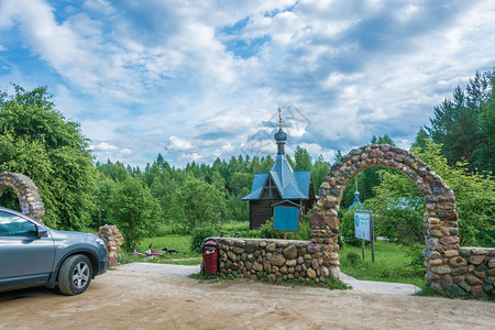 伊利奥波尔斯卡娅俄罗斯雅拉夫尔地区美丽风景背景