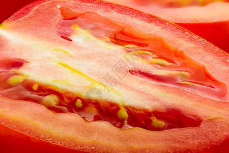 蔬菜切圣马扎诺番茄的宏饮食瓜拉纳皮高清图片